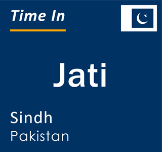 Current local time in Jati, Sindh, Pakistan