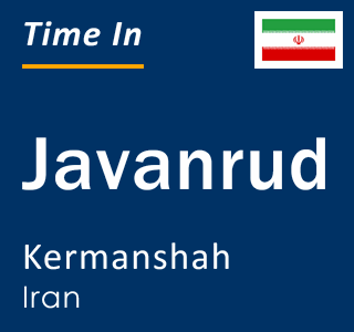 Current time in Javanrud, Kermanshah, Iran