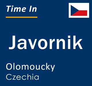 Current local time in Javornik, Olomoucky, Czechia
