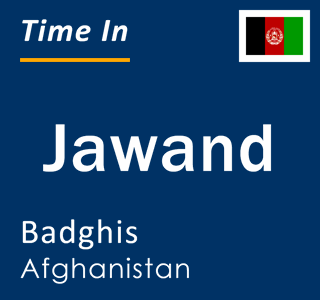 Current local time in Jawand, Badghis, Afghanistan