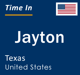 Current local time in Jayton, Texas, United States