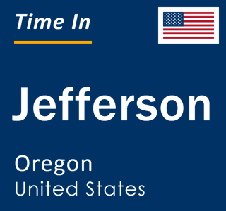 Current local time in Jefferson, Oregon, United States