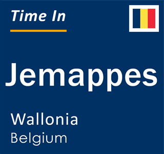 Current local time in Jemappes, Wallonia, Belgium
