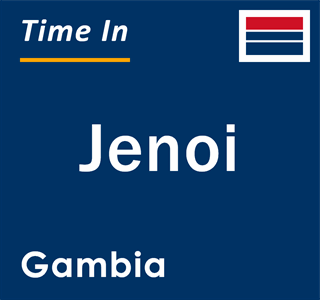 Current local time in Jenoi, Gambia