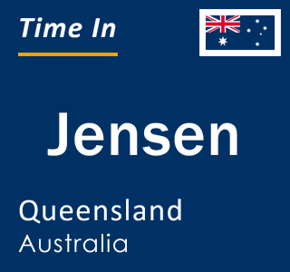 Current local time in Jensen, Queensland, Australia