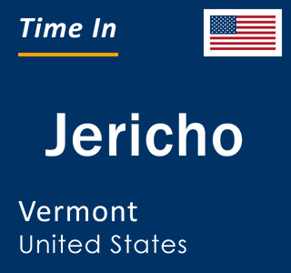 Current local time in Jericho, Vermont, United States