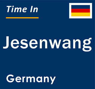 Current local time in Jesenwang, Germany