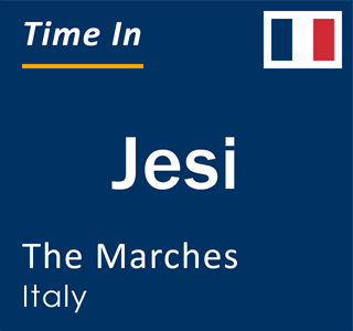Current local time in Jesi, The Marches, Italy
