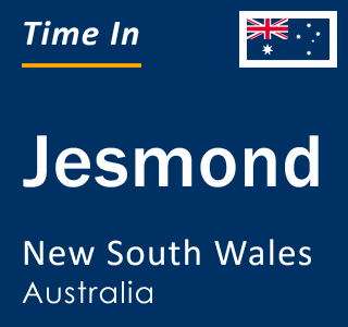 Current local time in Jesmond, New South Wales, Australia
