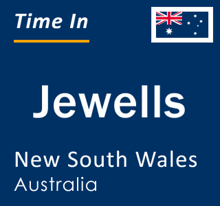 Current local time in Jewells, New South Wales, Australia