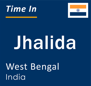 Current local time in Jhalida, West Bengal, India