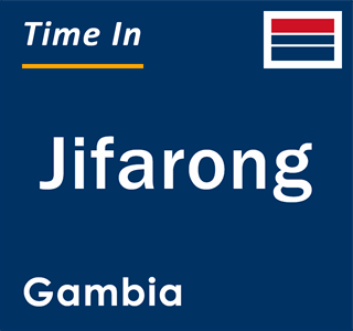 Current local time in Jifarong, Gambia