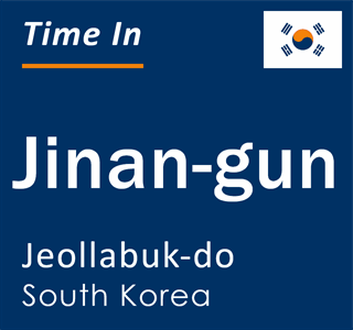 Current local time in Jinan-gun, Jeollabuk-do, South Korea