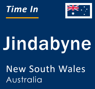 Current local time in Jindabyne, New South Wales, Australia
