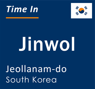 Current local time in Jinwol, Jeollanam-do, South Korea