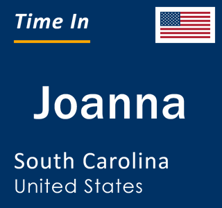 Current local time in Joanna, South Carolina, United States