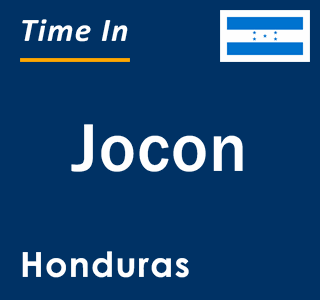 Current local time in Jocon, Honduras