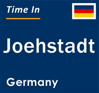 Current local time in Joehstadt, Germany