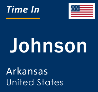 Current local time in Johnson, Arkansas, United States