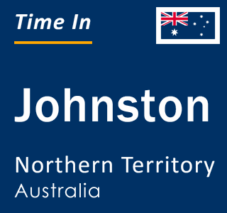 Current local time in Johnston, Northern Territory, Australia