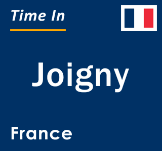 Current local time in Joigny, France