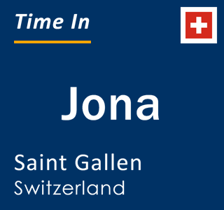 Current local time in Jona, Saint Gallen, Switzerland