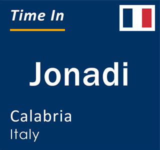 Current local time in Jonadi, Calabria, Italy