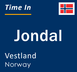 Current local time in Jondal, Vestland, Norway