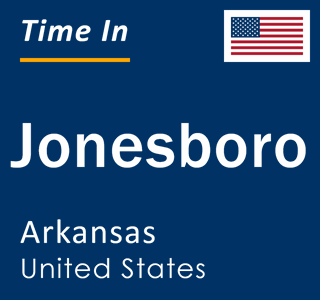 Current local time in Jonesboro, Arkansas, United States