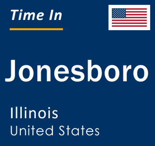 Current local time in Jonesboro, Illinois, United States