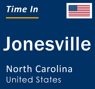 Current local time in Jonesville, North Carolina, United States