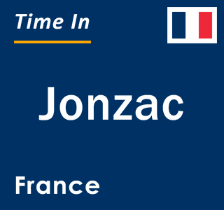 Current local time in Jonzac, France