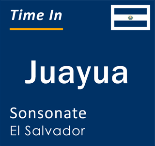 Current time in Juayua, Sonsonate, El Salvador