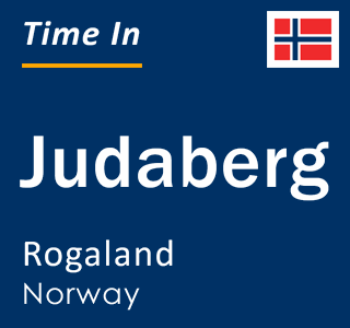 Current local time in Judaberg, Rogaland, Norway