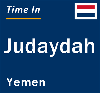Current local time in Judaydah, Yemen