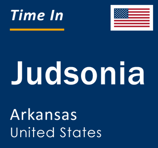 Current local time in Judsonia, Arkansas, United States