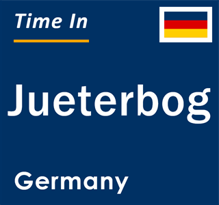 Current local time in Jueterbog, Germany