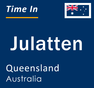 Current local time in Julatten, Queensland, Australia