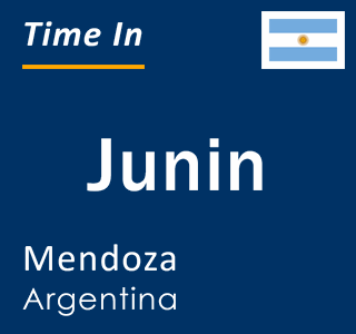 Current local time in Junin, Mendoza, Argentina