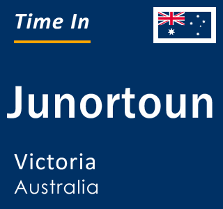 Current local time in Junortoun, Victoria, Australia
