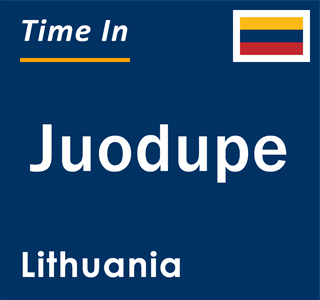 Current local time in Juodupe, Lithuania