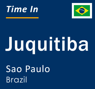 Current local time in Juquitiba, Sao Paulo, Brazil