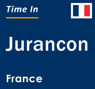 Current local time in Jurancon, France