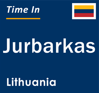 Current local time in Jurbarkas, Lithuania