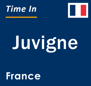 Current local time in Juvigne, France