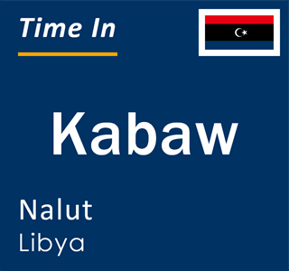 Current local time in Kabaw, Nalut, Libya