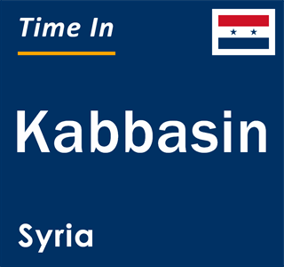 Current local time in Kabbasin, Syria