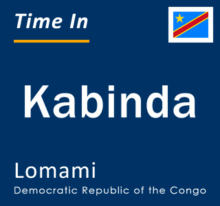 Current local time in Kabinda, Lomami, Democratic Republic of the Congo