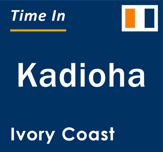 Current local time in Kadioha, Ivory Coast