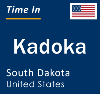 Current local time in Kadoka, South Dakota, United States